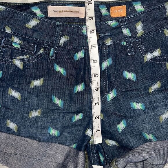 Anthropologie | Anthro Pilcro & the Letterpress Stet Art Brushstroke Print Short - Picture 5 of 7
